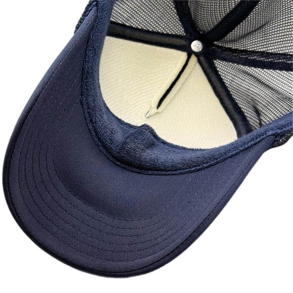 OTTO | Navy & Yellow Lightning Bolt Hat POSHFEST 2024 Exclusive Swag Trucker Hat - Picture 4 of 9